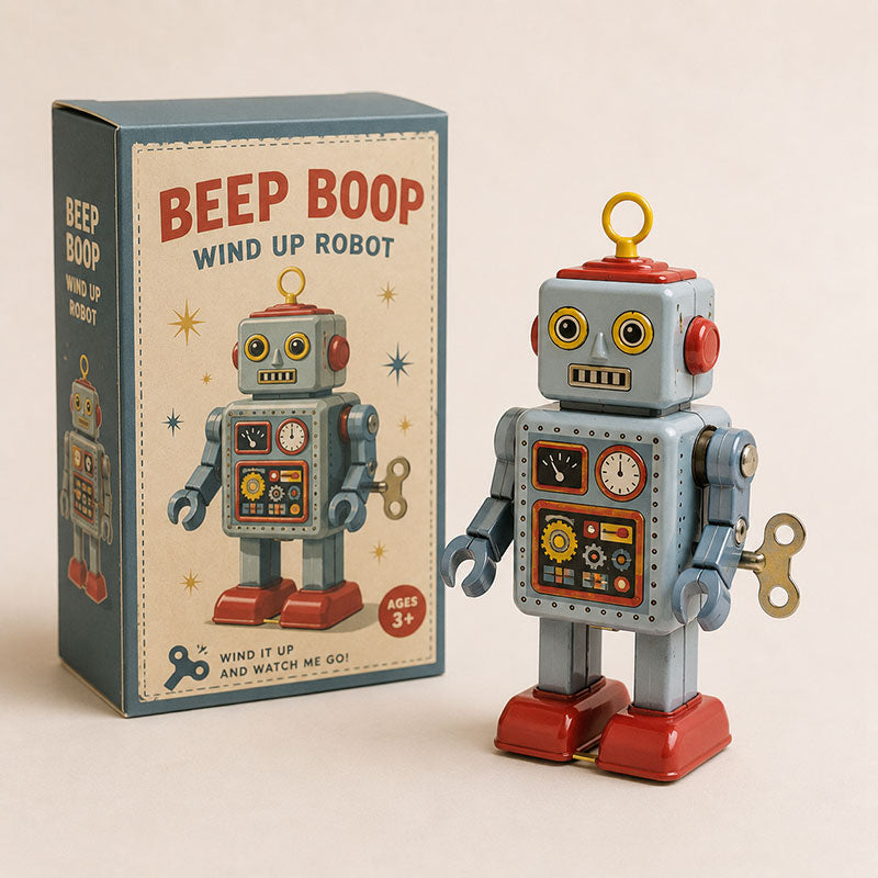 Beep Boop Wind Up Robot