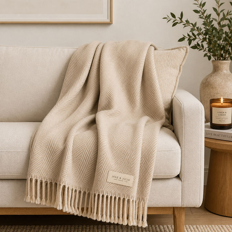 Hearth Wool Throw Blanket