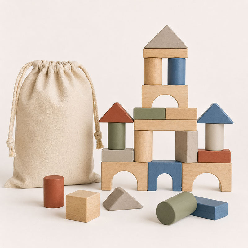 Stack and Stow Wooden Blocks Set