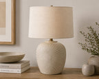 Sunburst Ceramic Table Lamp